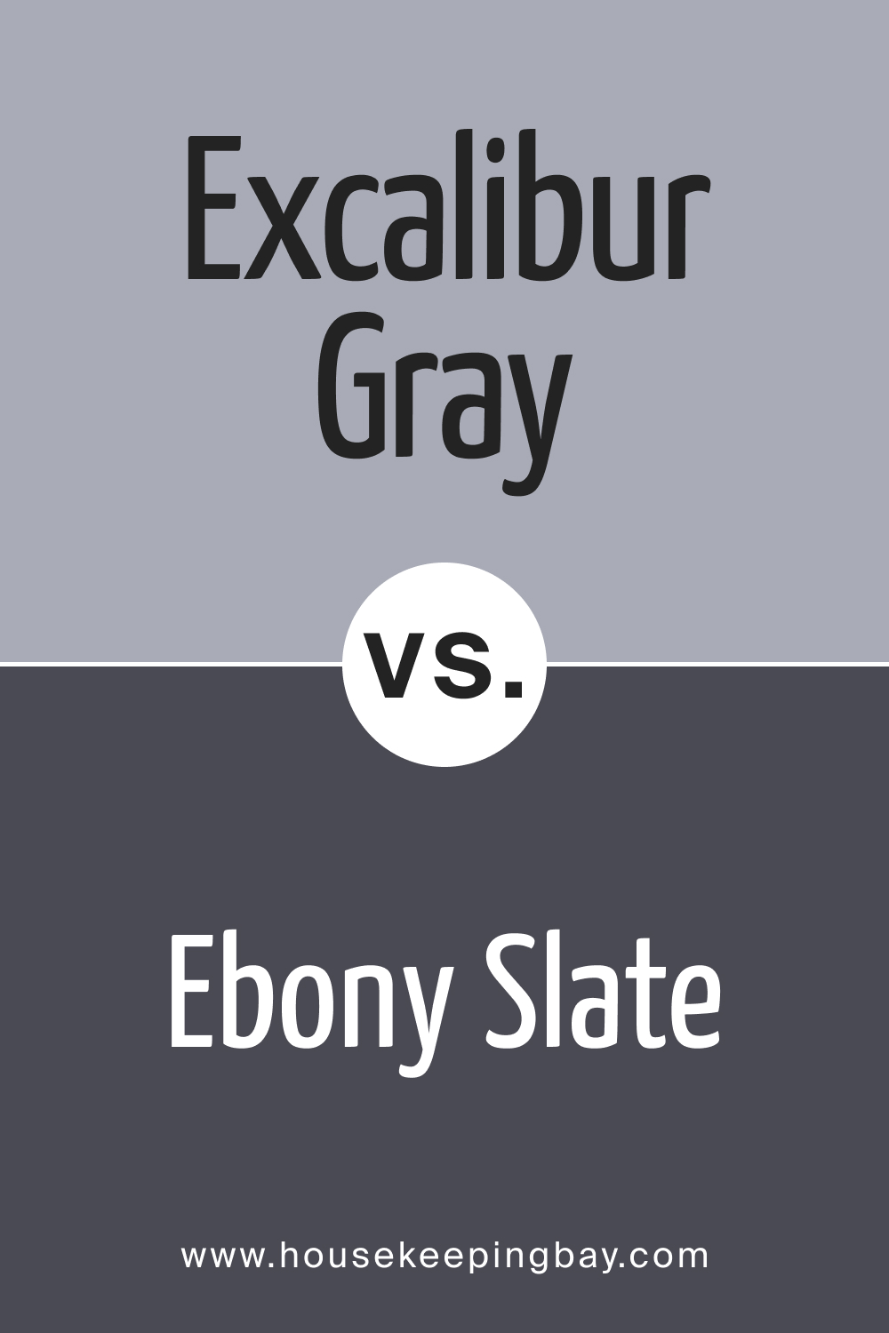 BM Excalibur Gray 2118-50 vs. BM 2118-30 Ebony Slate
