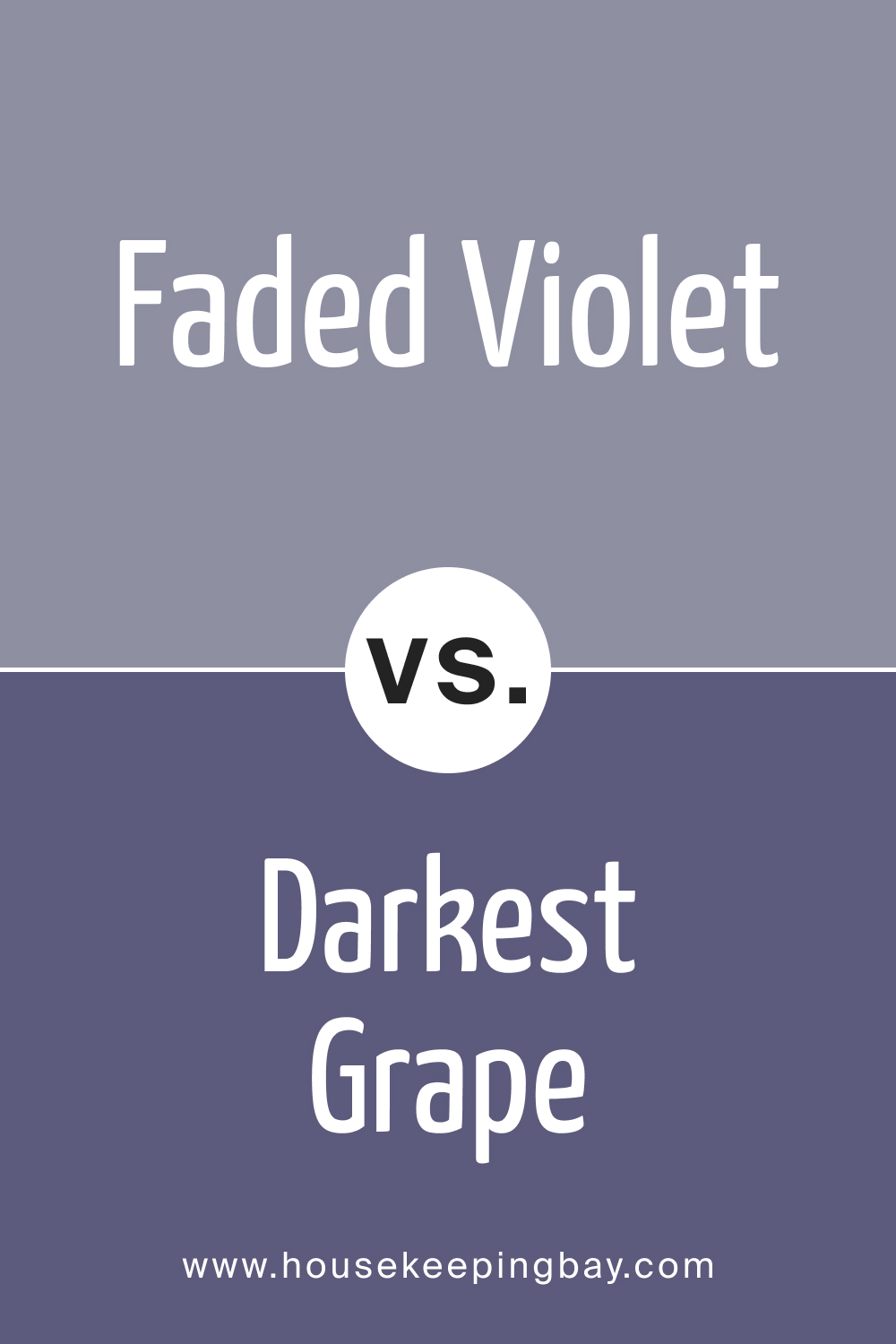 Faded Violet CSP-455 vs. BM 2069-30 Darkest Grape