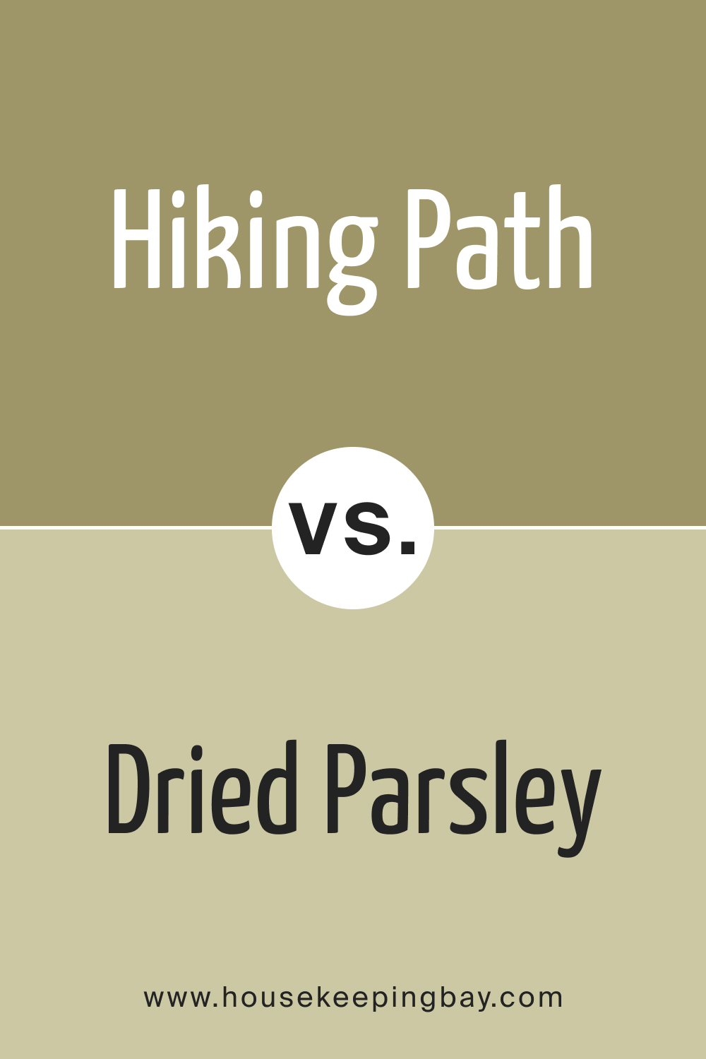 BM Hiking Path 524 vs. BM 522 Dried Parsley