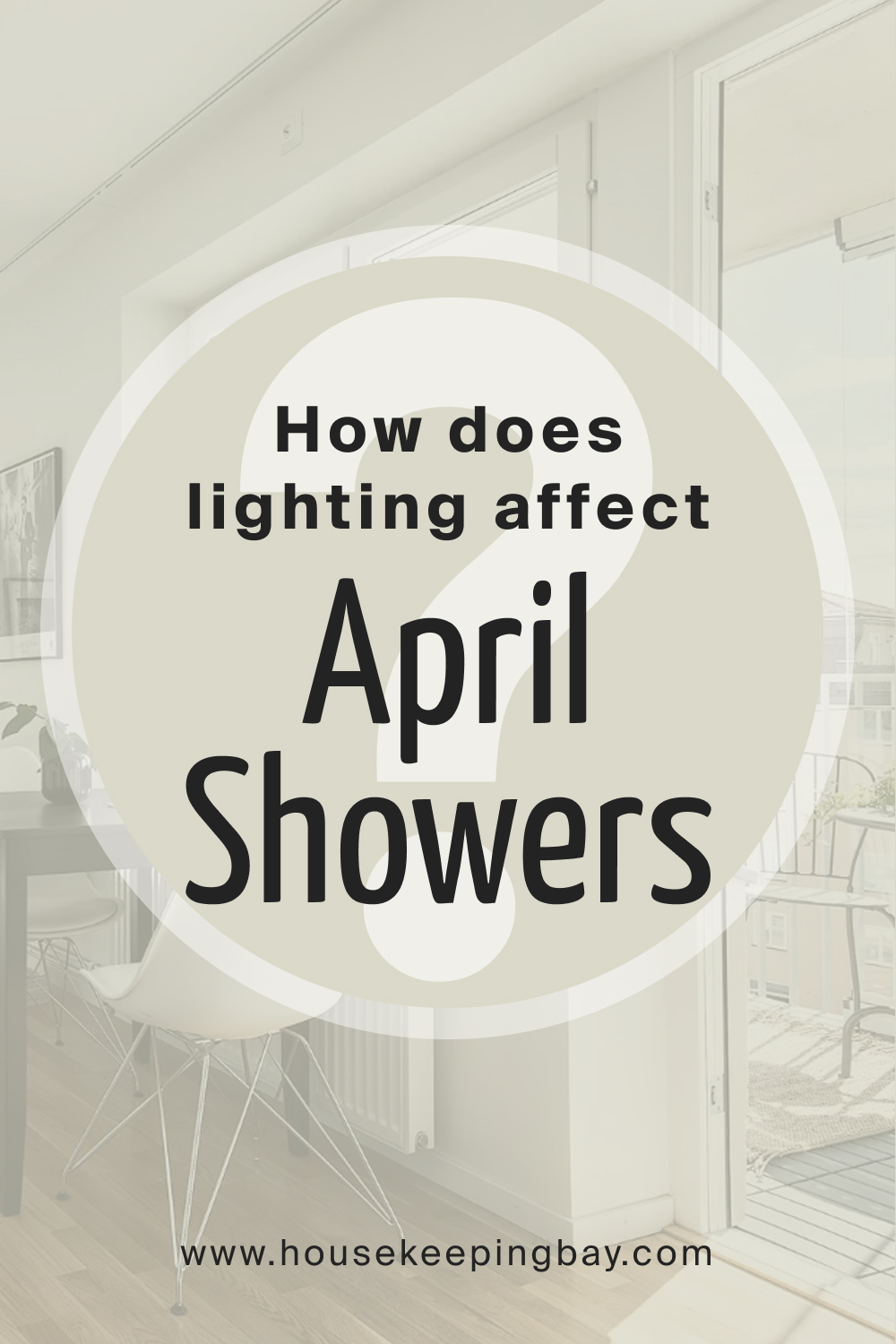 How Does Lighting Affect BM April Showers 1507?