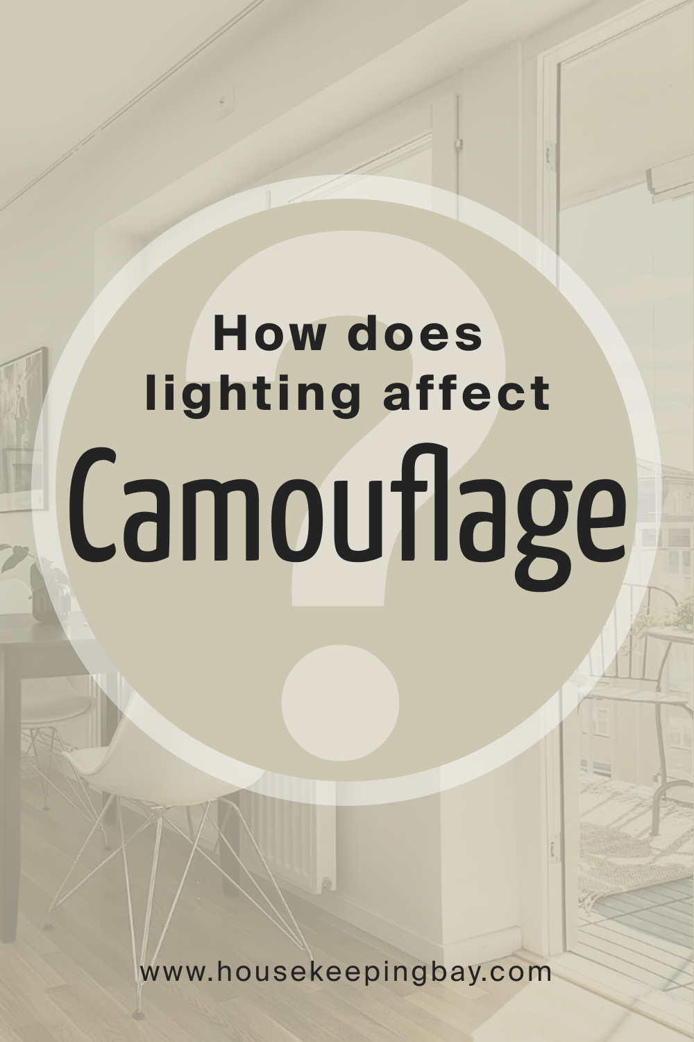 How Does Lighting Affect BM Camouflage 2143-40?
