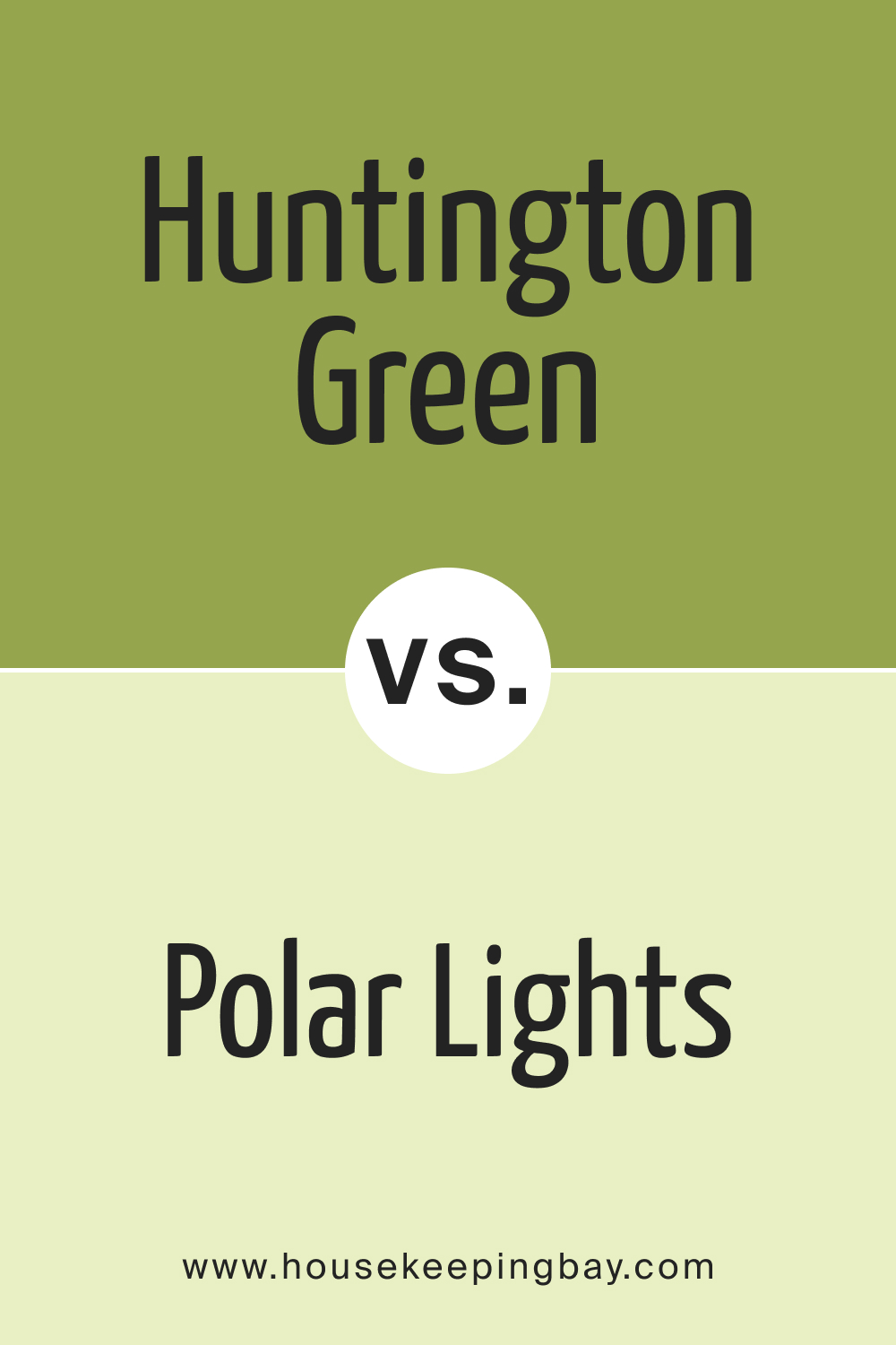 Huntington Green 406 vs. BM 400 Polar Lights
