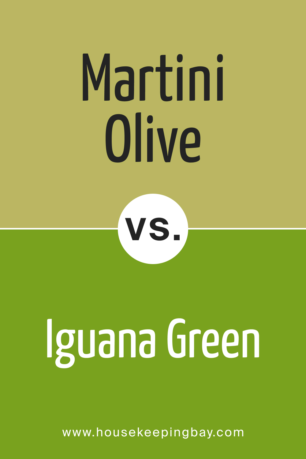 Martini Olive CSP-890 vs. BM 2028-10 Iguana Green