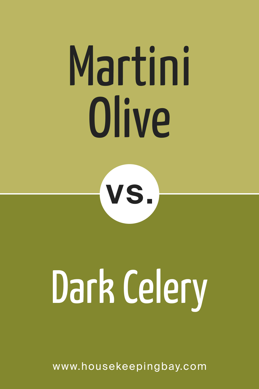 Martini Olive CSP-890 vs. BM 2146-10 Dark Celery
