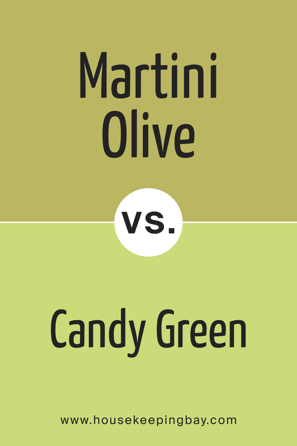 Martini Olive CSP-890 vs. BM 403 Candy Green
