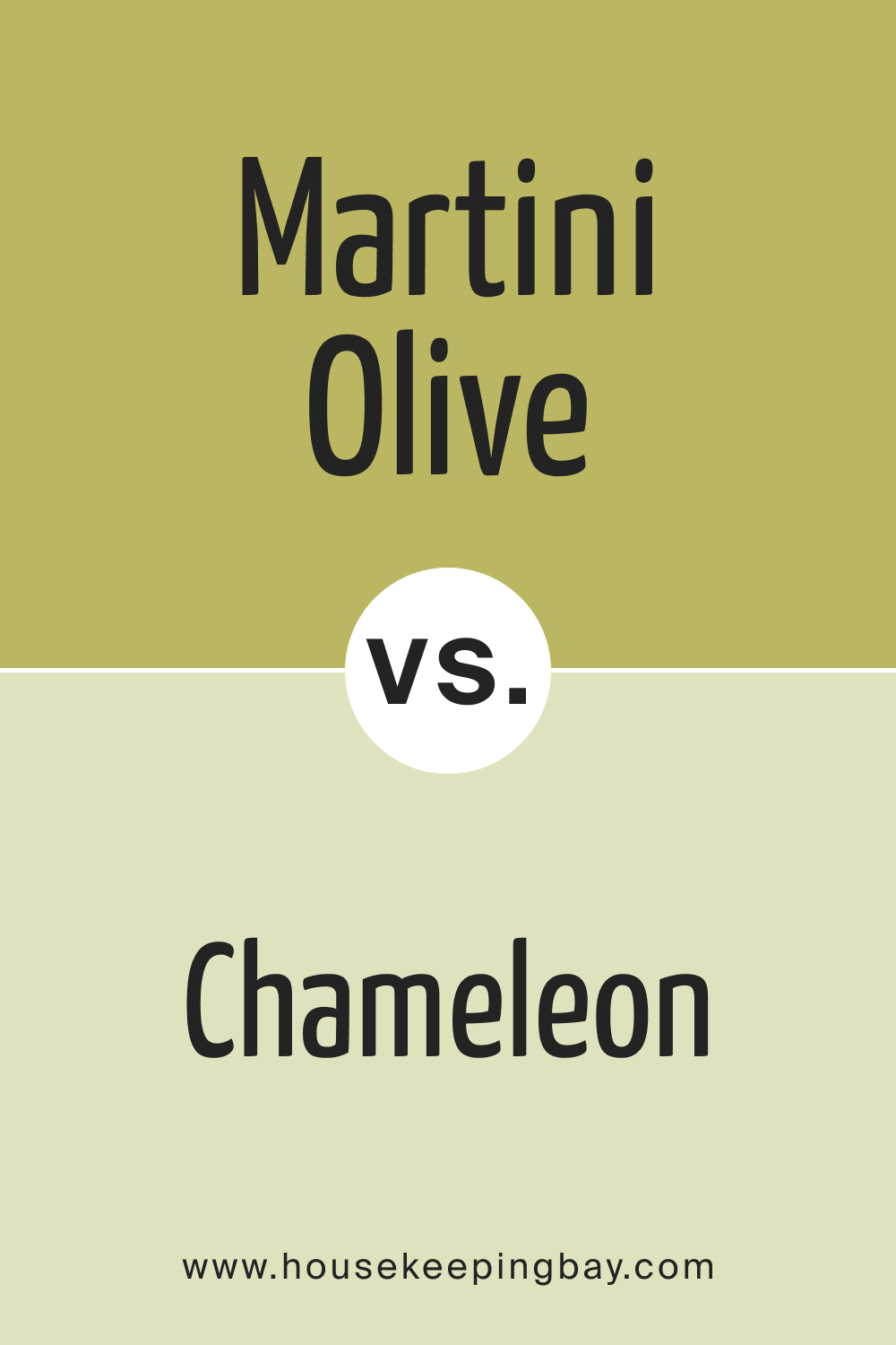 Martini Olive CSP-890 vs. BM 526 Chameleon