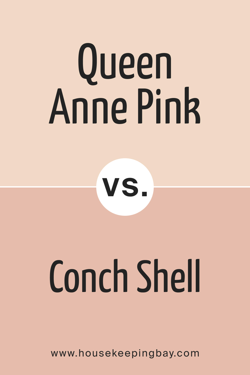 Queen Anne Pink HC-60 vs. BM 052 Conch Shell