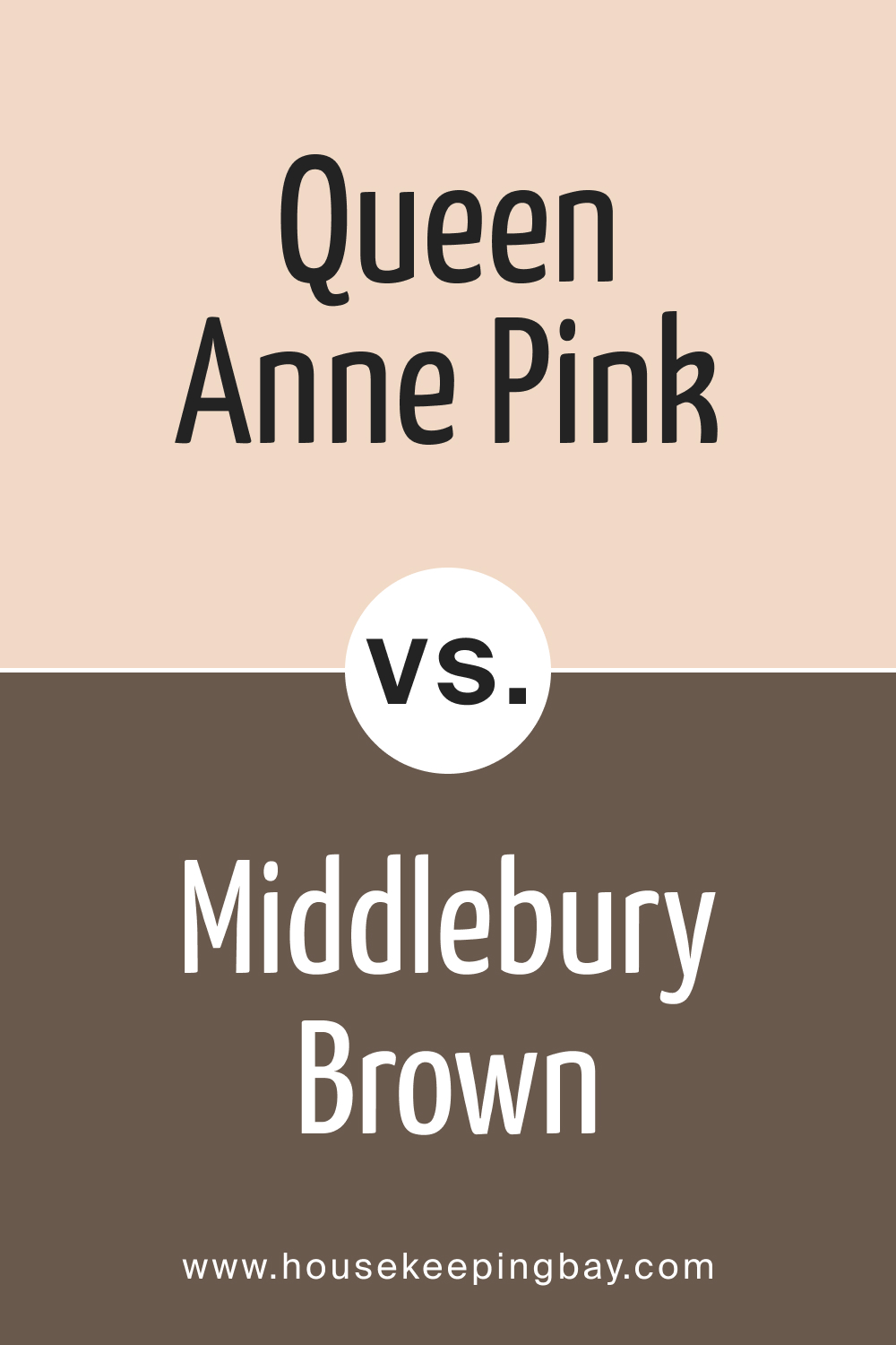 Queen Anne Pink HC-60 vs. HC-68 Middlebury Brown