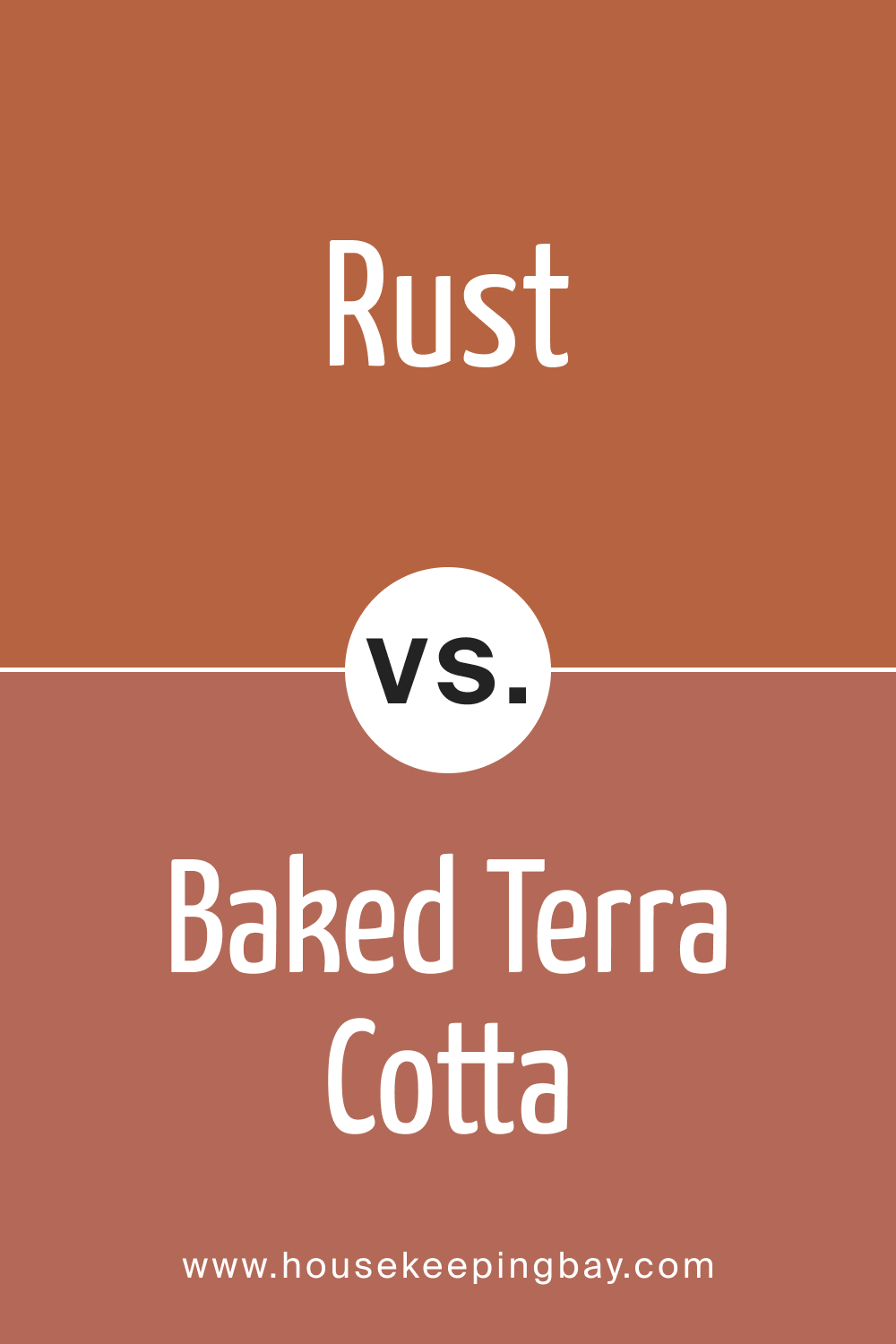 BM Rust 2175-30 vs. BM 1202 Baked Terra Cotta