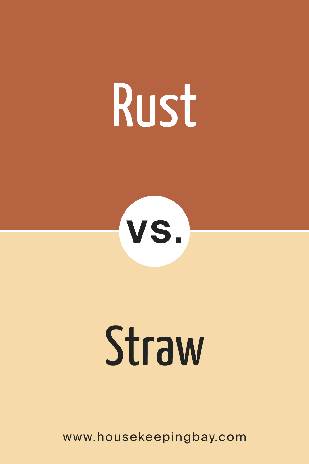 BM Rust 2175-30 vs. BM 2154-50 Straw