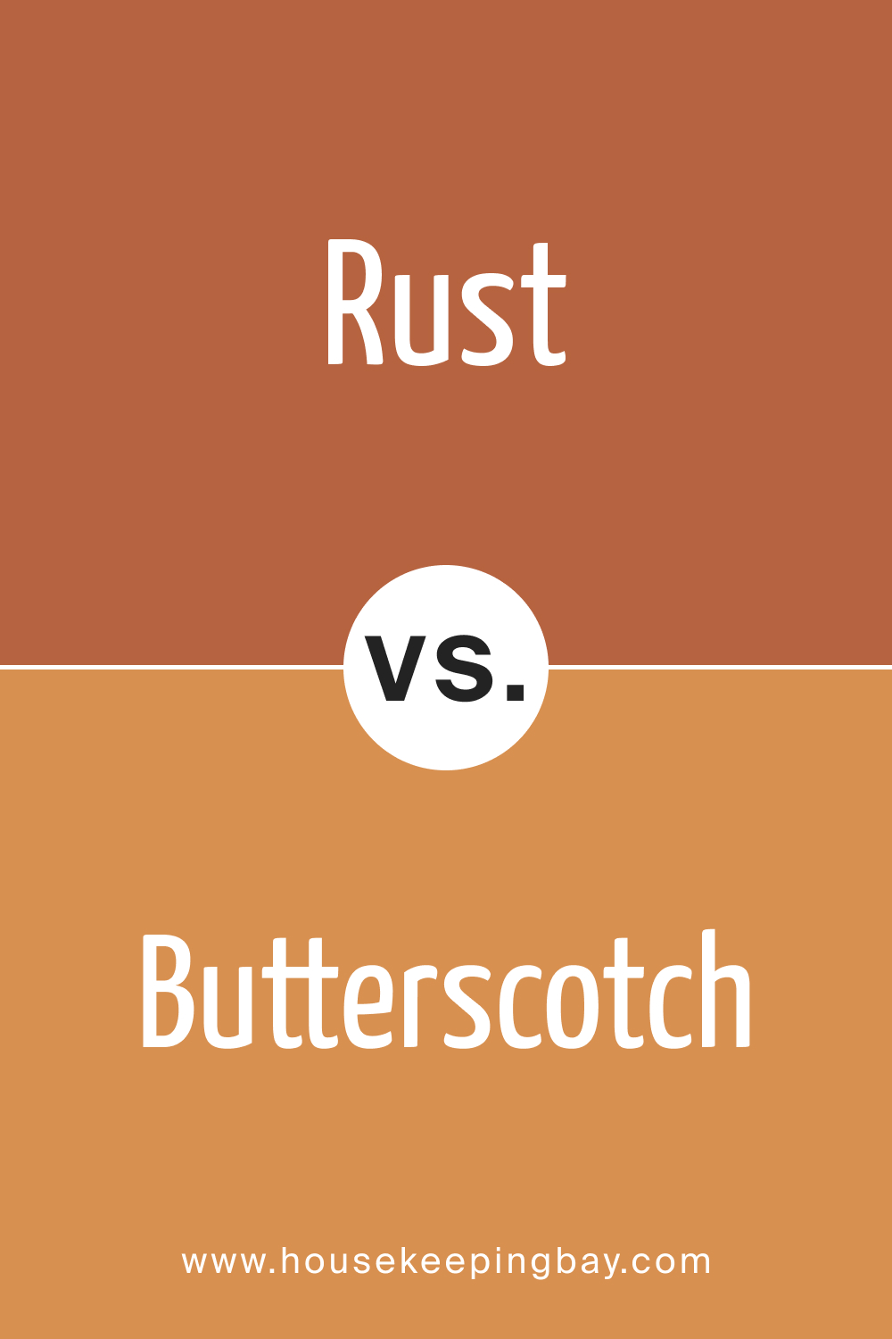 BM Rust 2175-30 vs. BM 2157-30 Butterscotch