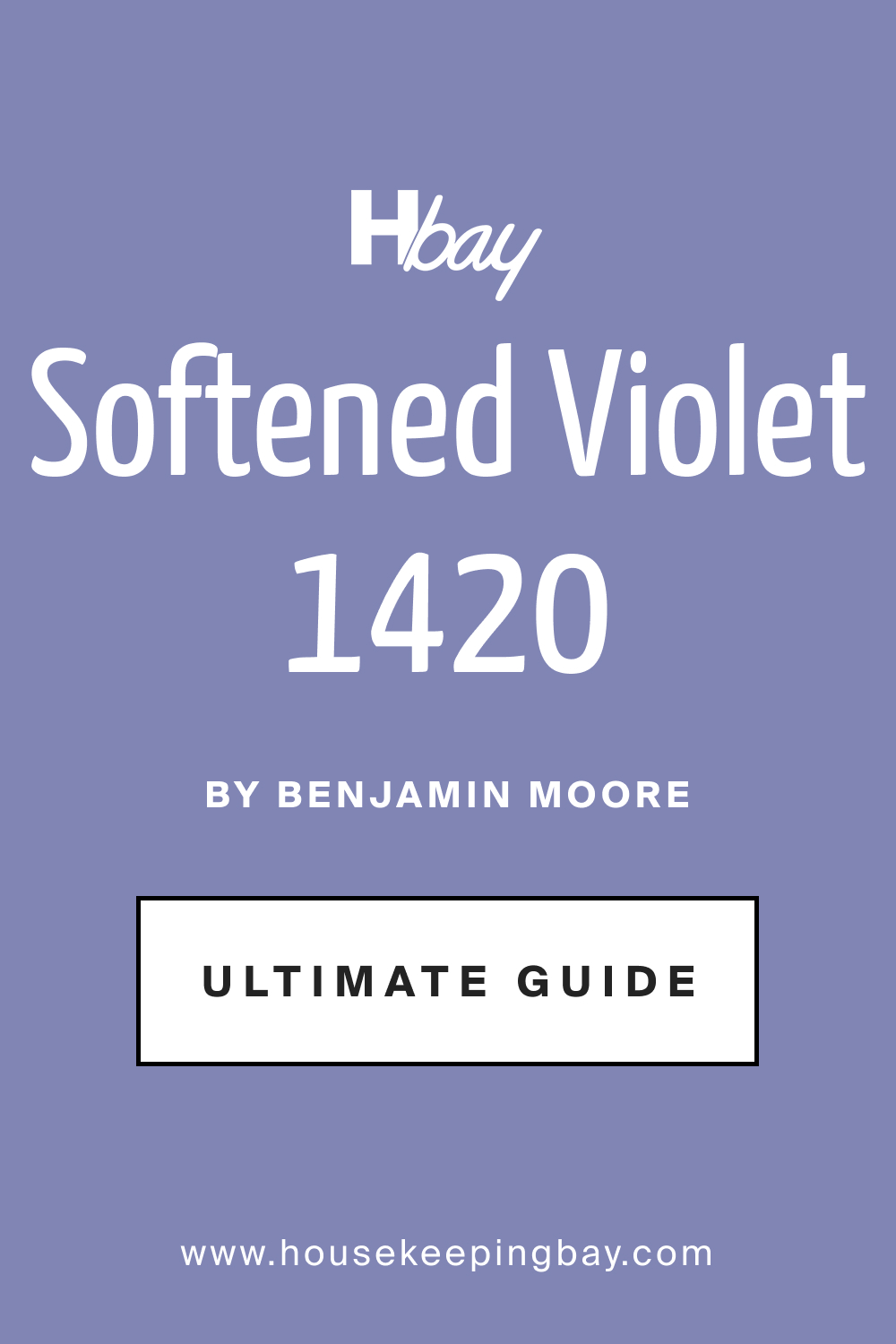 Guide of Softened Violet 1420 Paint Color by Benjamin Moore