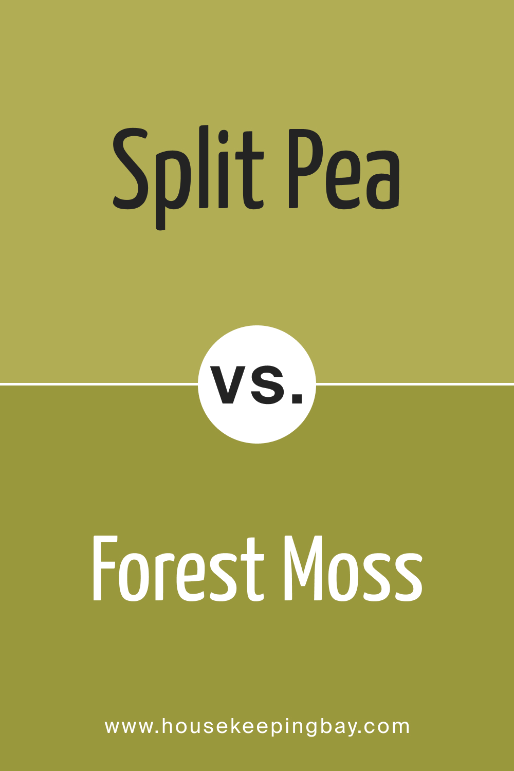 Split Pea 2146-30 vs. BM 2146-20 Forest Moss