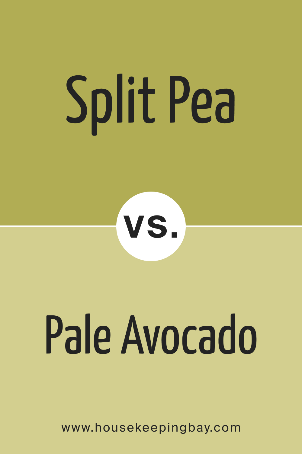 Split Pea 2146-30 vs. BM 2146-40 Pale Avocado