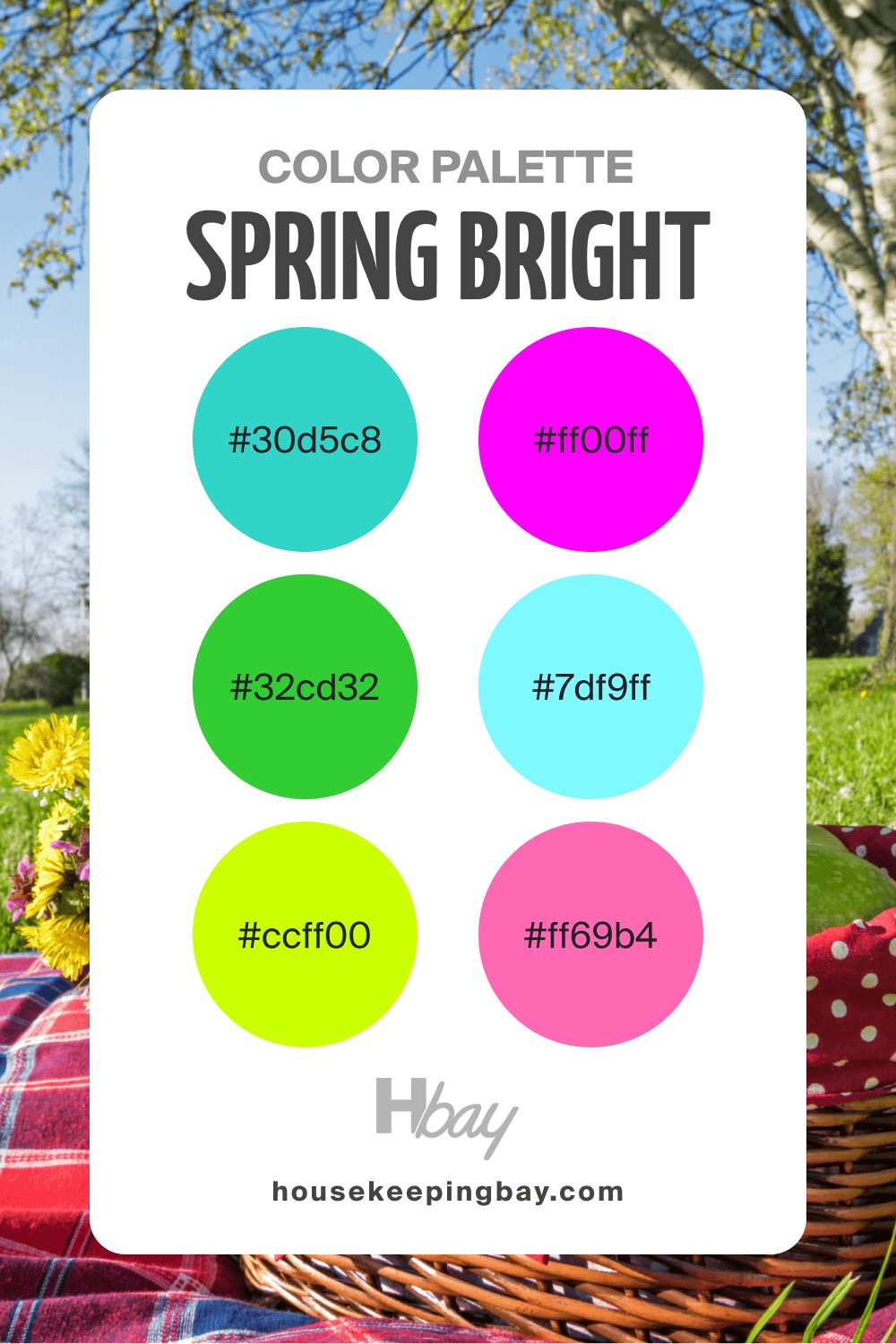 Spring Color Palette: Bright