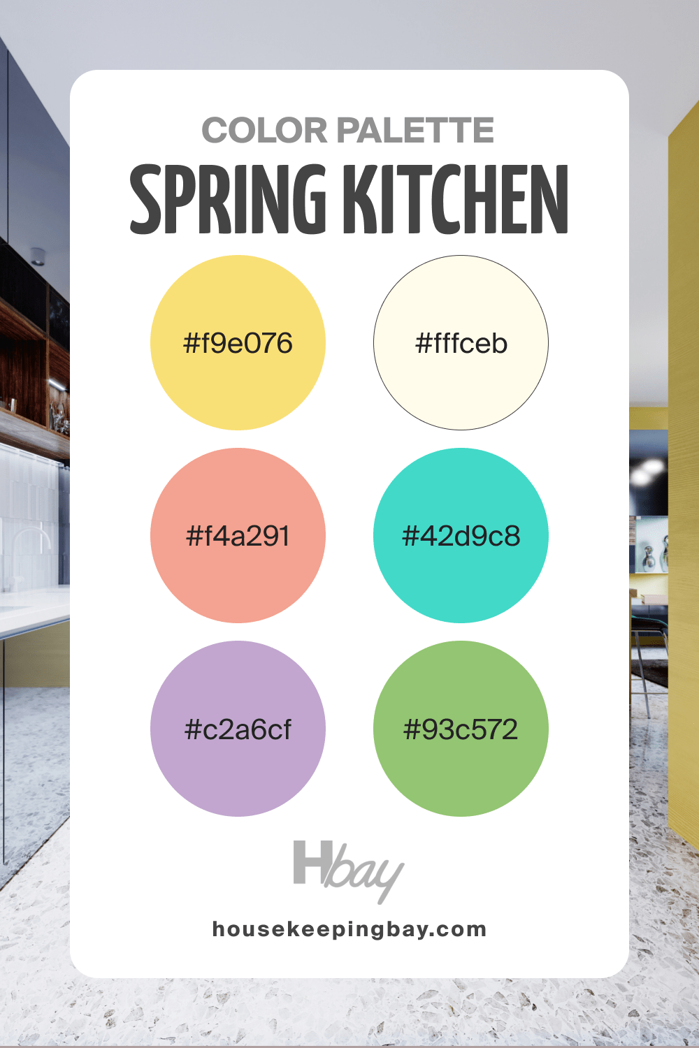 Spring Color Palette Kitchen