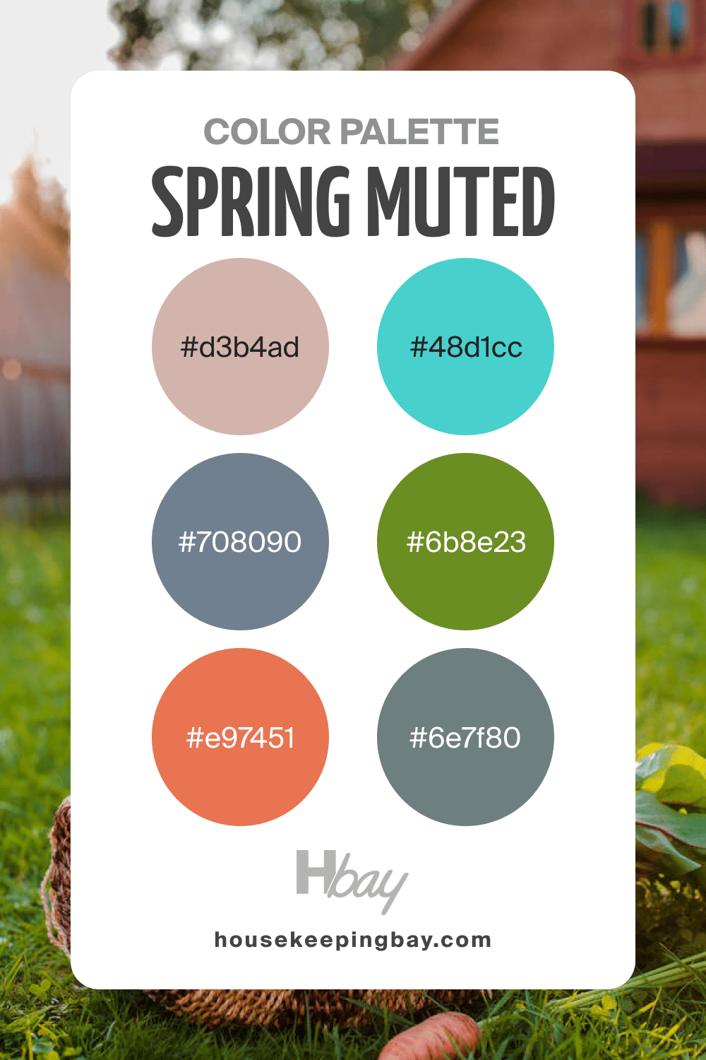 Spring Color Palette: Muted