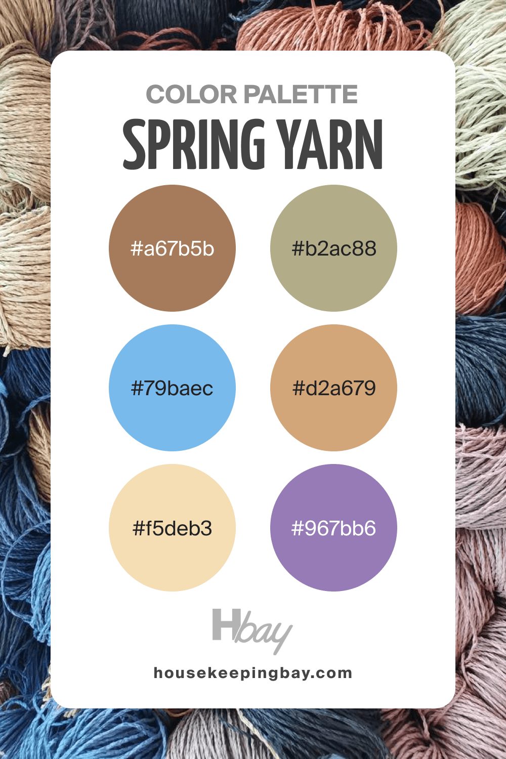 Spring Color Palette: Yarn