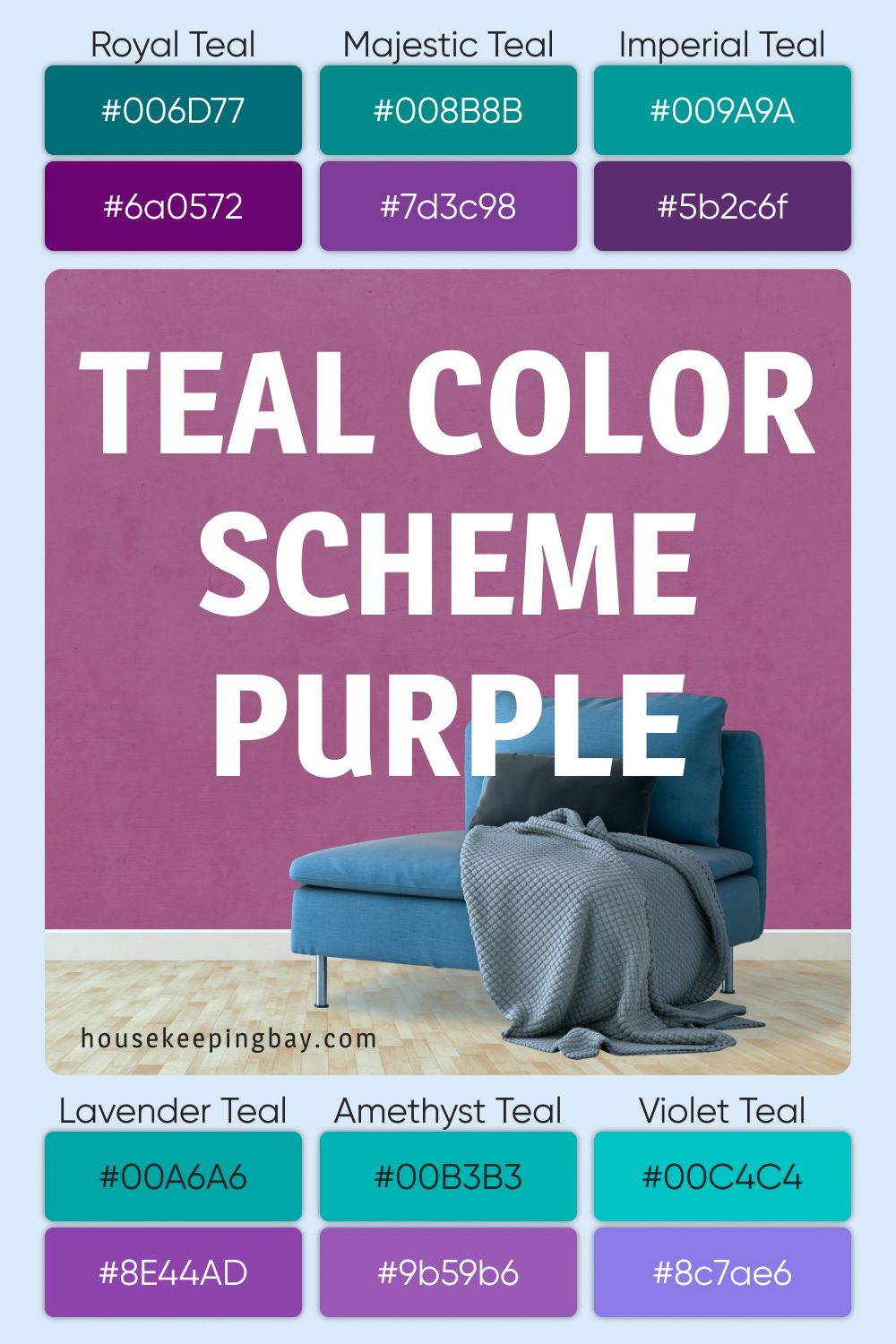 Teal Color Scheme Purple