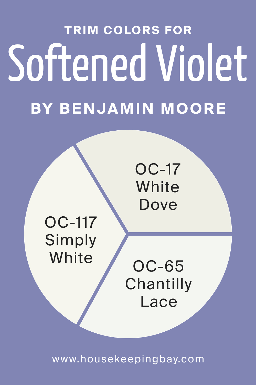 Trim Colors of BM Softened Violet 1420