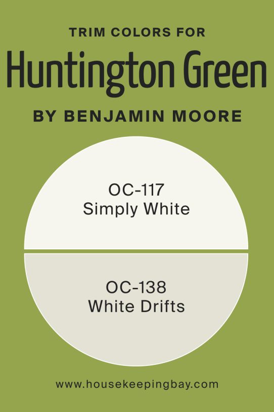 Huntington Green 406 Paint Color by Benjamin Moore - Housekeepingbay