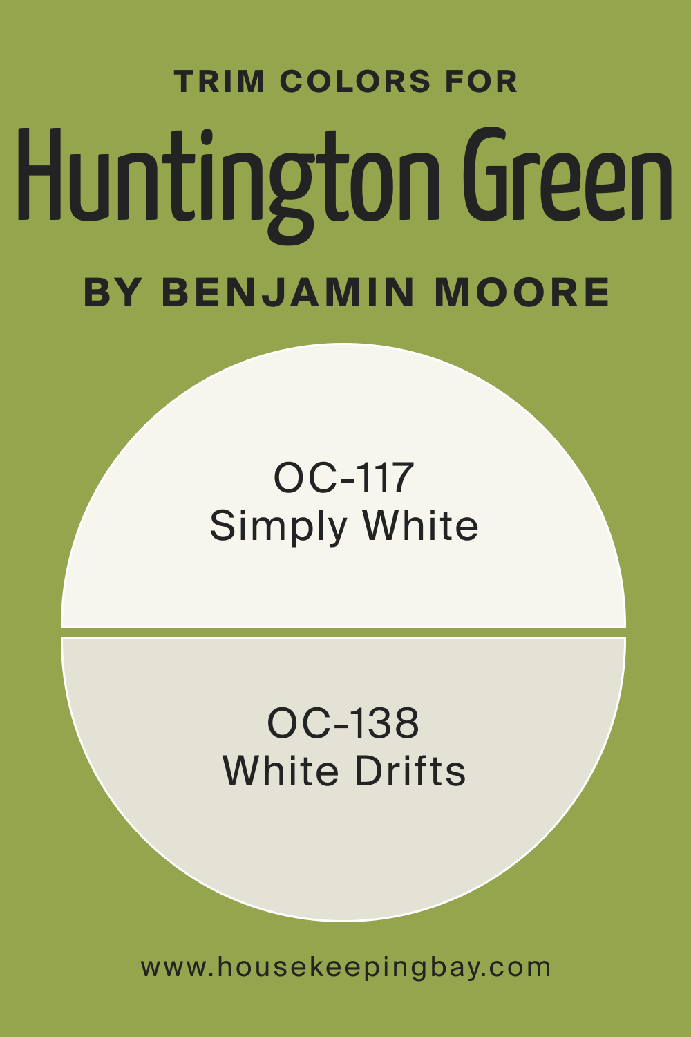 Trim Colors of Huntington Green 406