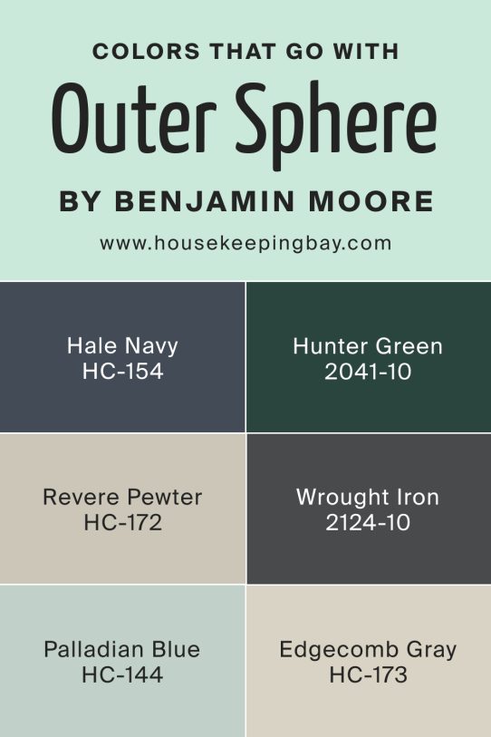 Outer Sphere 645 Paint Color by Benjamin Moore - Housekeepingbay