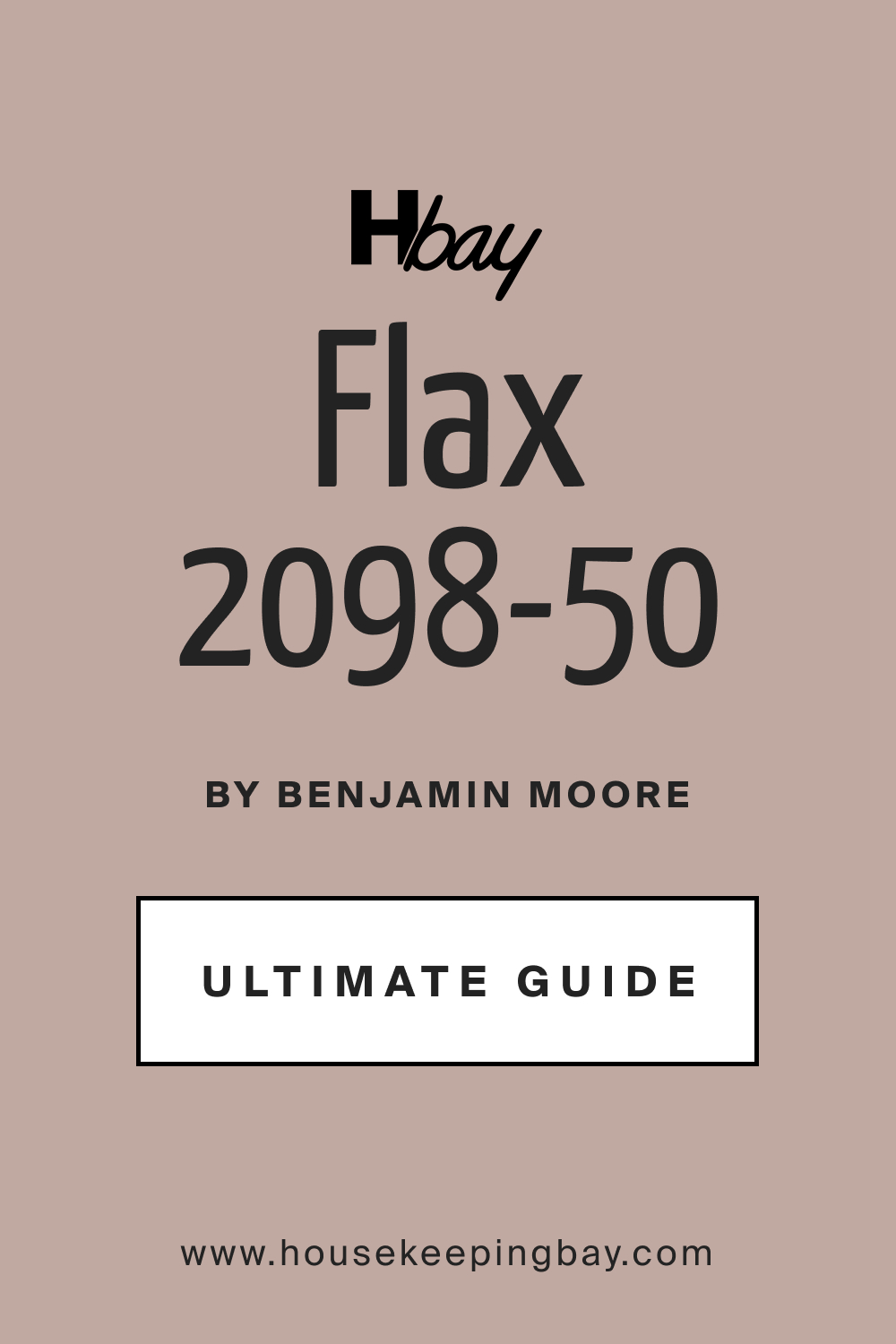 Flax 2098-50 Paint Color by Benjamin Moore