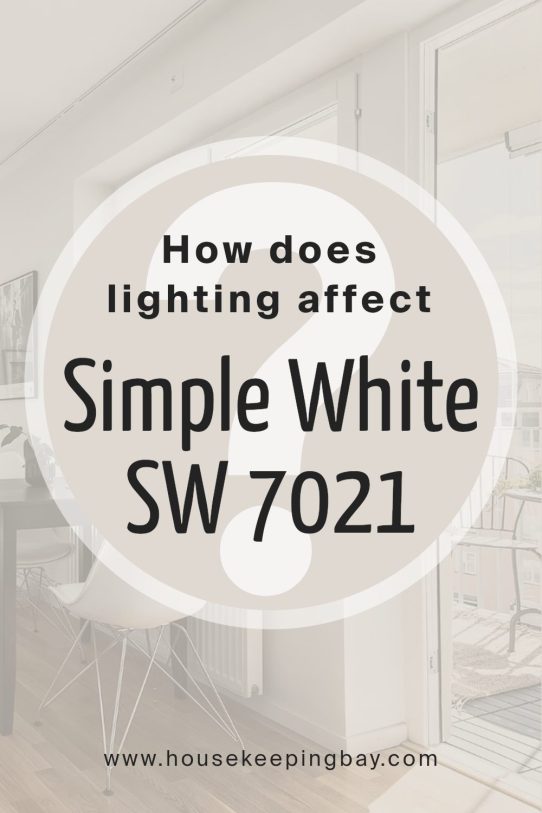 Simple White SW 7021 by Sherwin Williams - Housekeepingbay