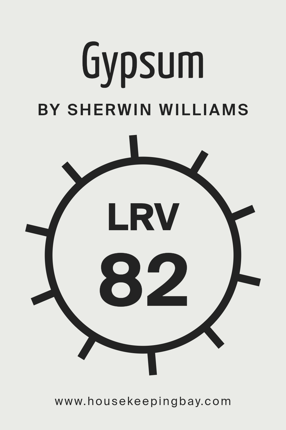 what_is_the_lrv_of_gypsum_sw_9543
