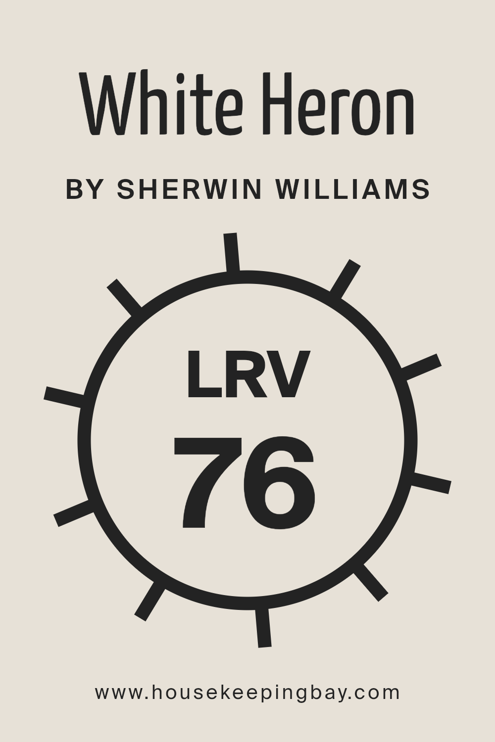 what_is_the_lrv_of_white_heron_sw_7627