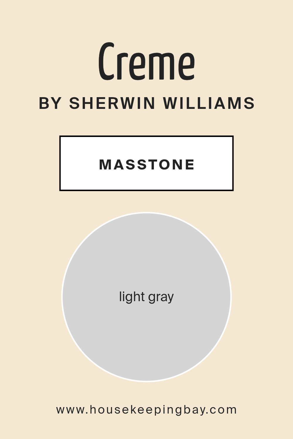 what_is_the_masstone_of_creme_sw_7556