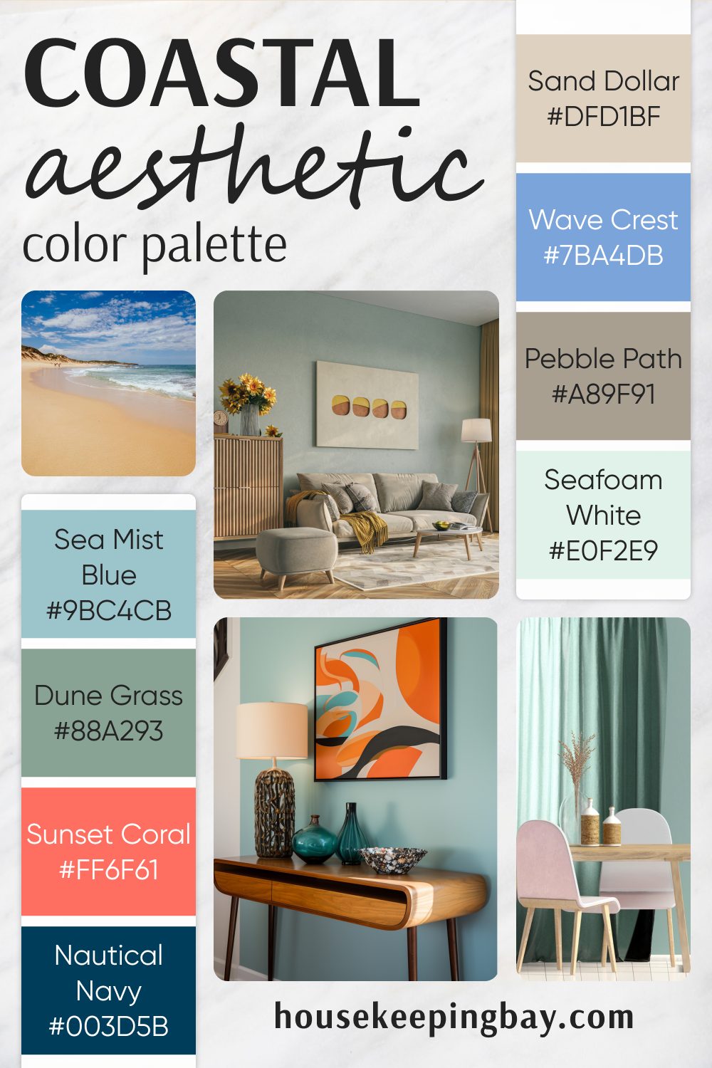 Coastal Aesthetic – Color Palette