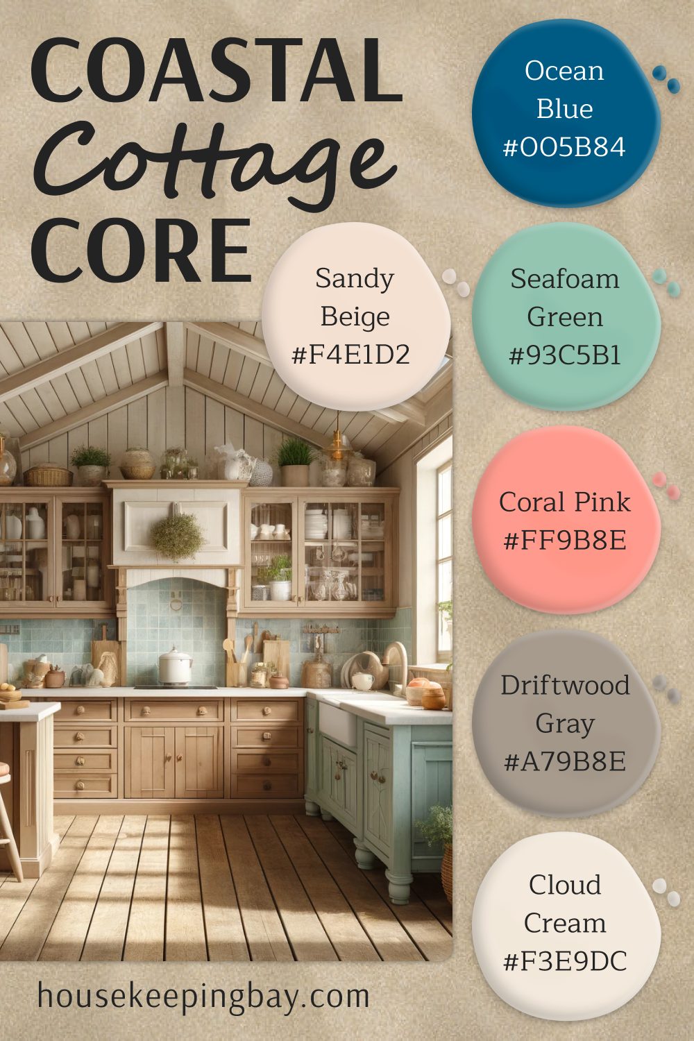 Coastal Cottage Core – Color Palette
