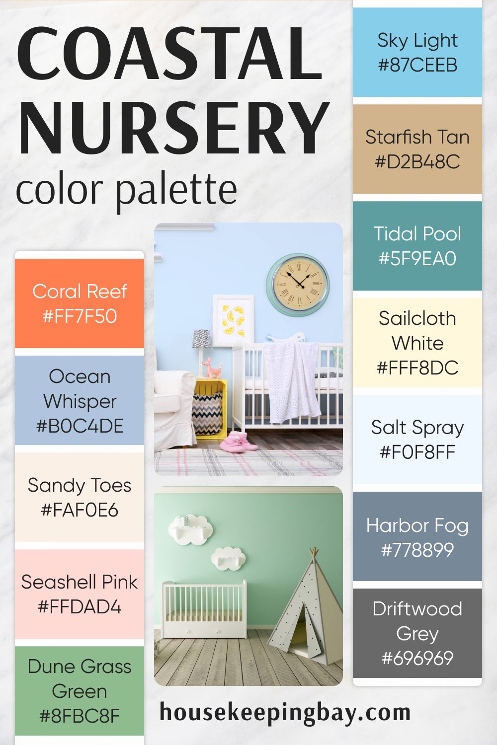 Coastal Nursery – Color Palette