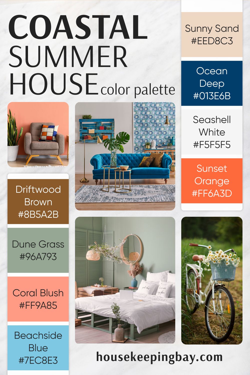 Coastal Summer House – Color Palette