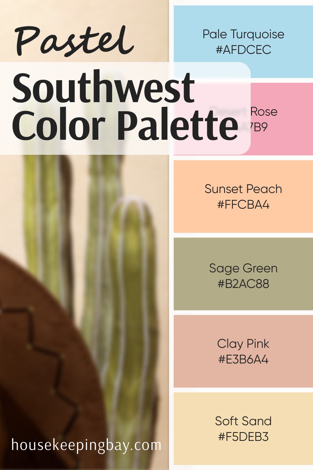 Pastel Southwest Color Palette