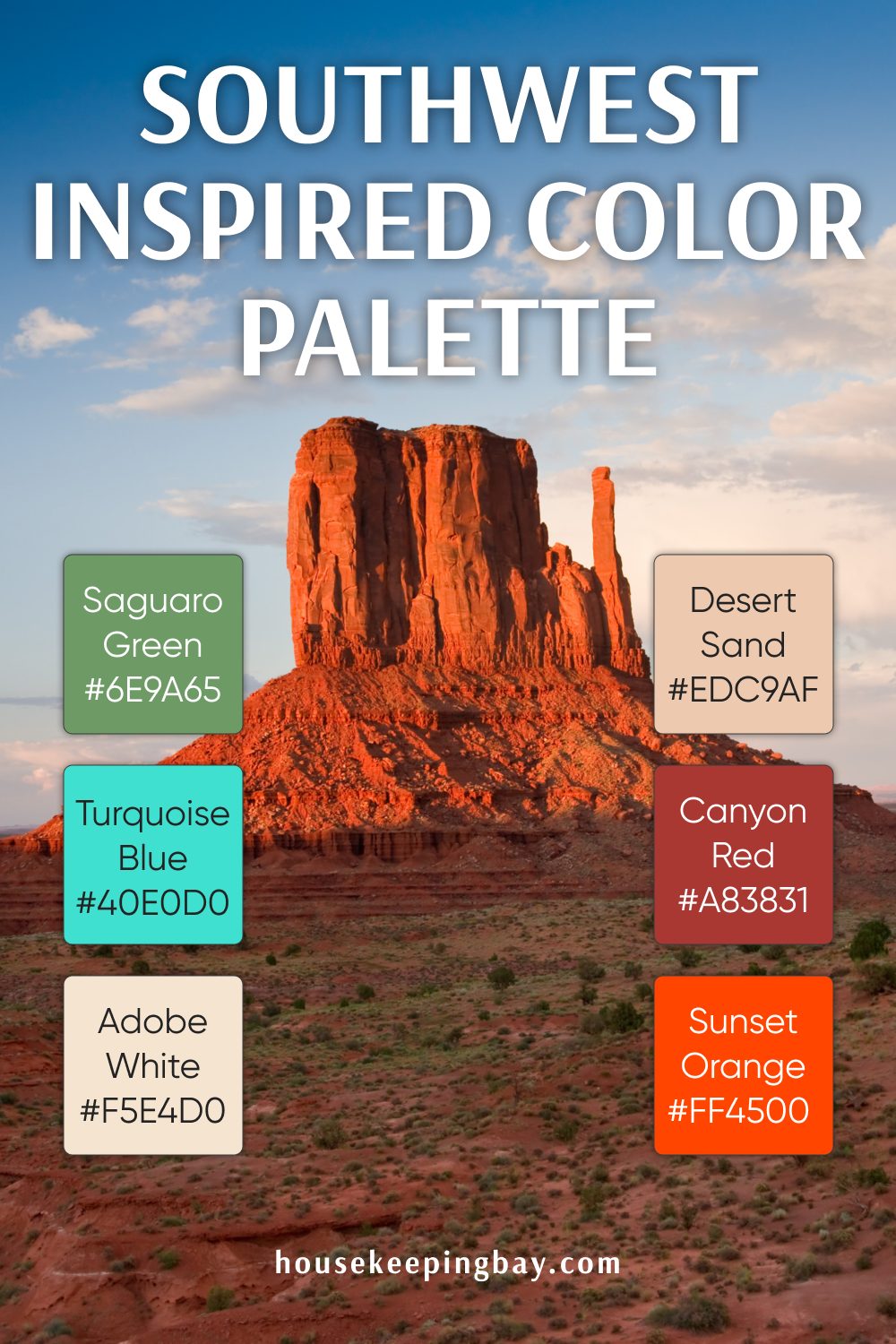 Southwest Inspired Color Palette
