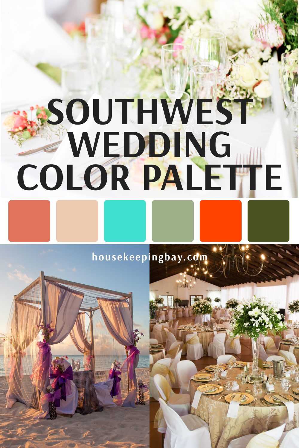 Southwest Wedding Color Palette
