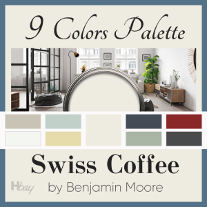 Swiss Coffee Whole House Color Palette