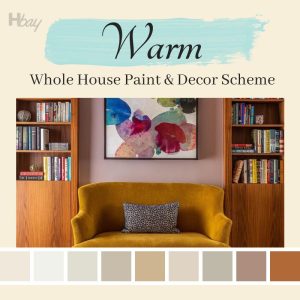 Warm and Cozy Whole House Decor and Paint Scheme