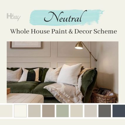 Neutral Whole House Decor and Paint Scheme