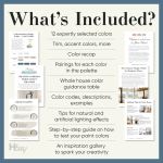 The Ultimate Whole House Color Palette Simply White by Benjamin Moore