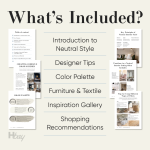 Neutral Whole House Decor and Paint Scheme