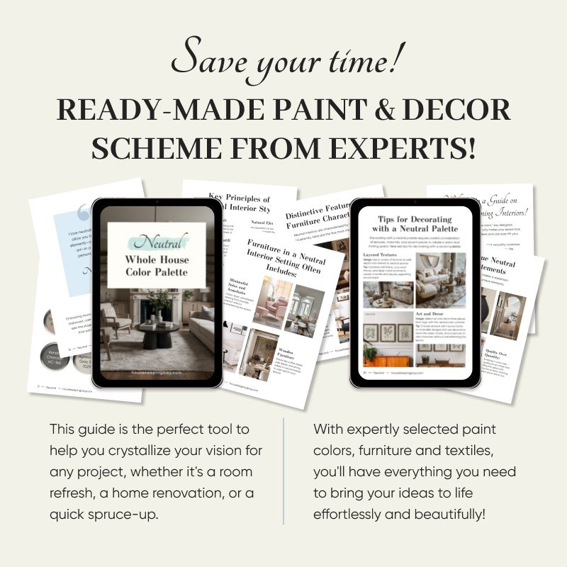 Neutral Whole House Decor and Paint Scheme