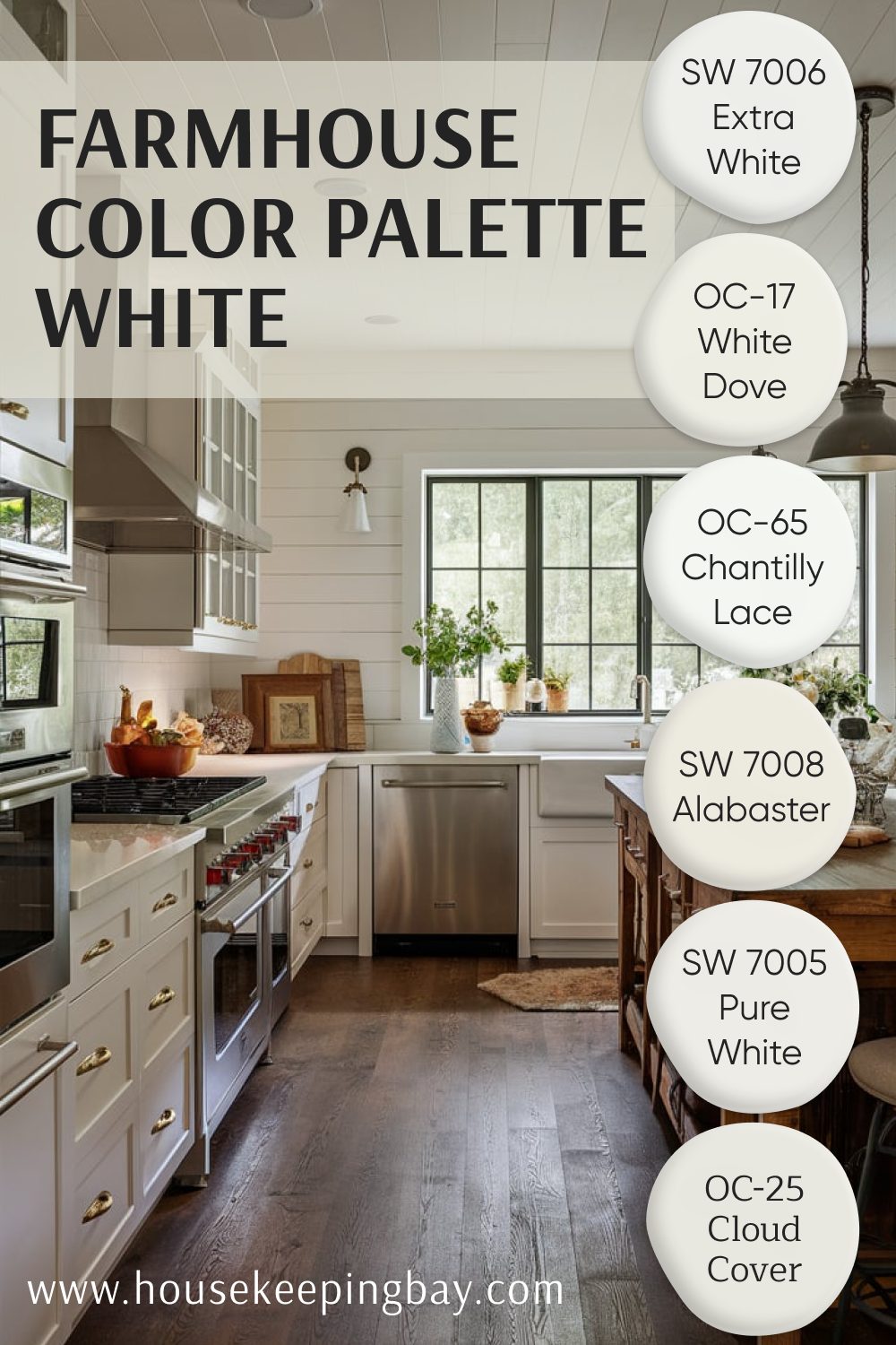 farmhouse color palette white