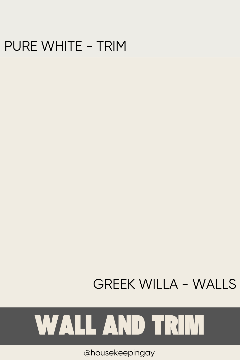 wall and trim Pure white and Greek villa