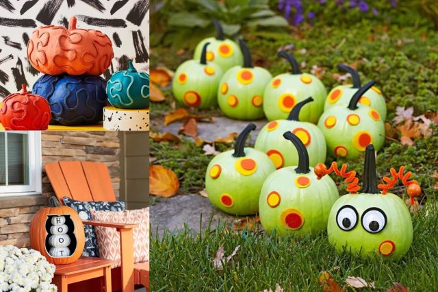 Mini Pumpkin Painting Ideas for Fall