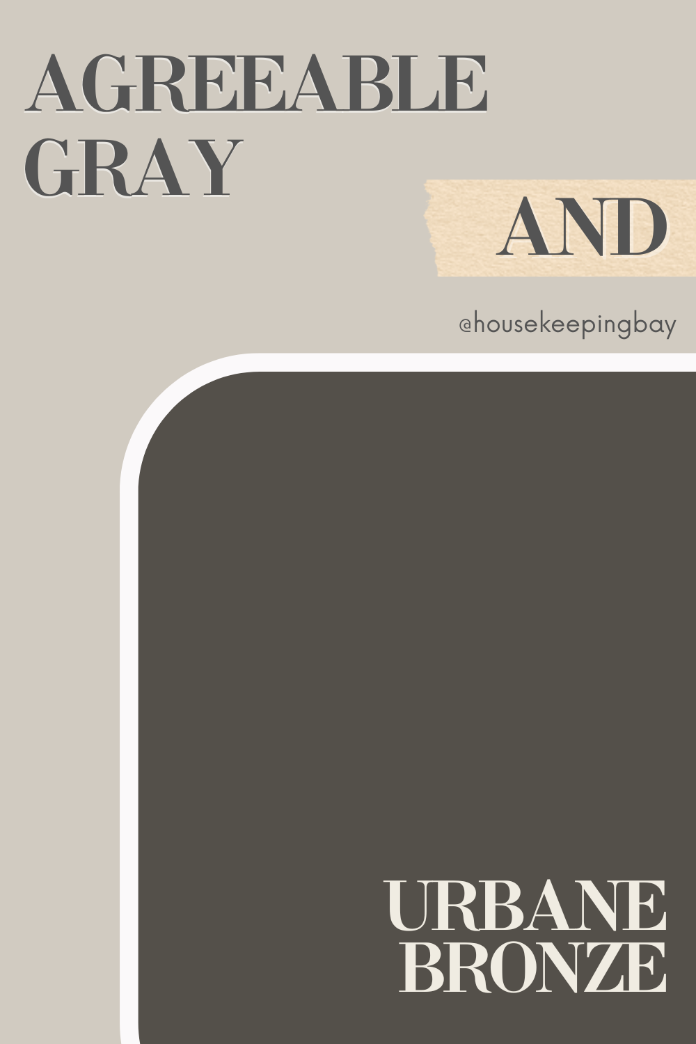 agreeable gray urbane bronze