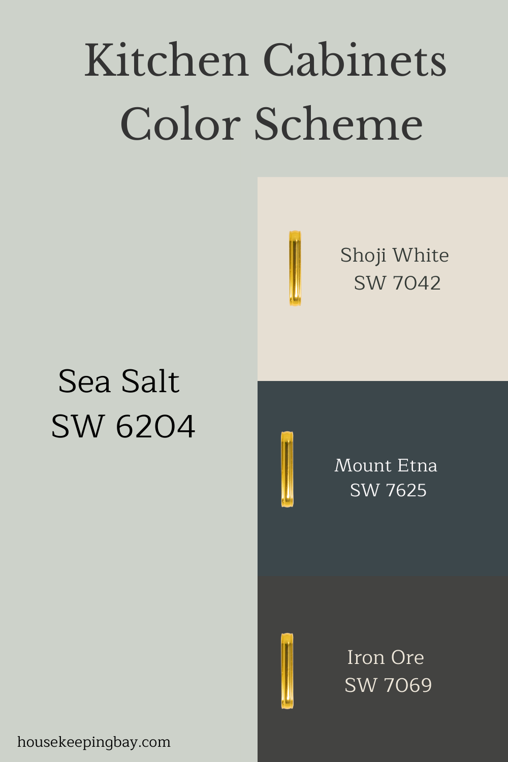 kitchen cabinets color scheme sea salt by sherwin williams